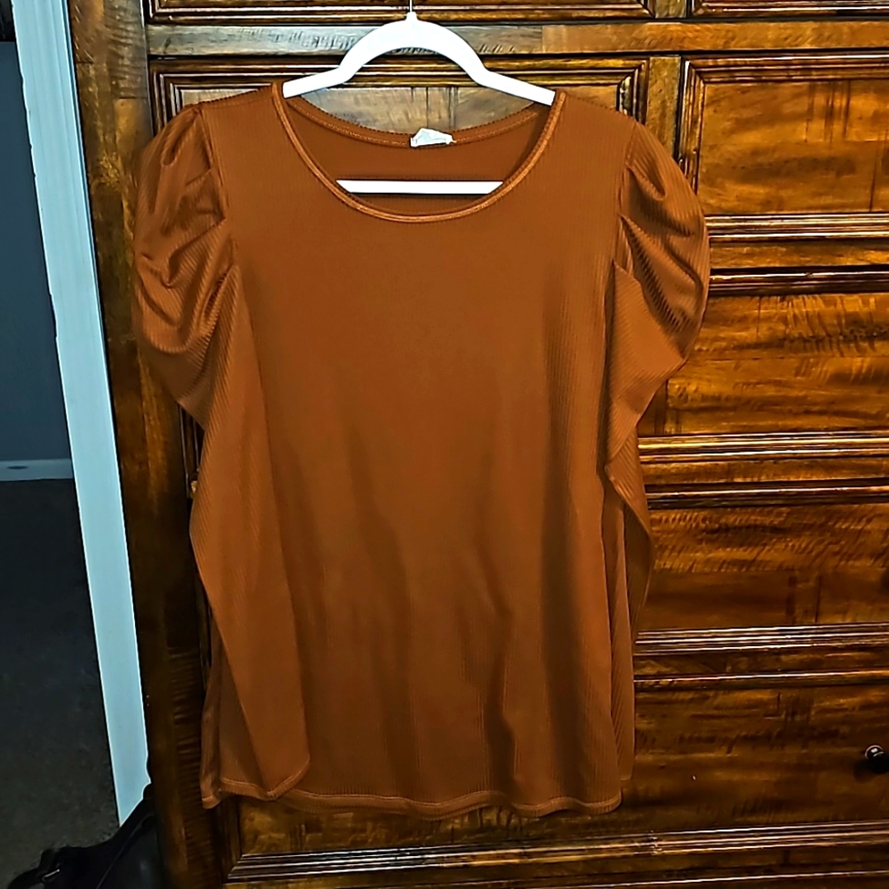 Womens sx Xlarge Gorgeous ribbed long sleeve shirt. Lovely Melody!!! Fall Top!!!